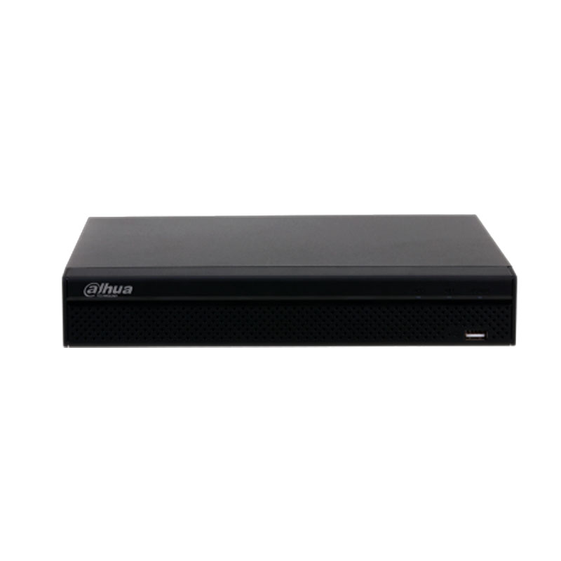 NVR DAHUA 4CH 1080P (30FPS) S1 8MP 1*HDD*8TB H.265+ 4CHPOE LITEUI4.0 ALARMA ONVIF RTSP S/N: AJ0B640PAZC1DFB